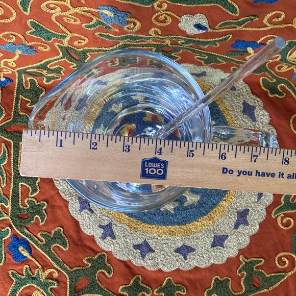 KROSNO Poland Beautiful Glass Drink Pedestal Pitcher with Glass Mixing Stirrer - Picture 9 of 16